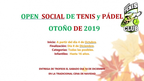 Torneo Social MTC Otoño Tenis y Padel